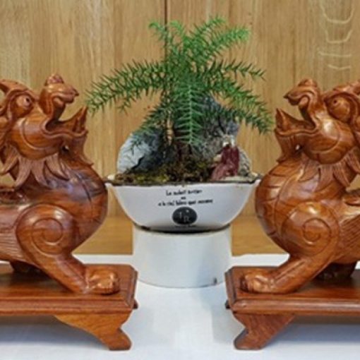 Tỳ Hưu Gỗ Bách Xanh ( Cỡ Lớn)