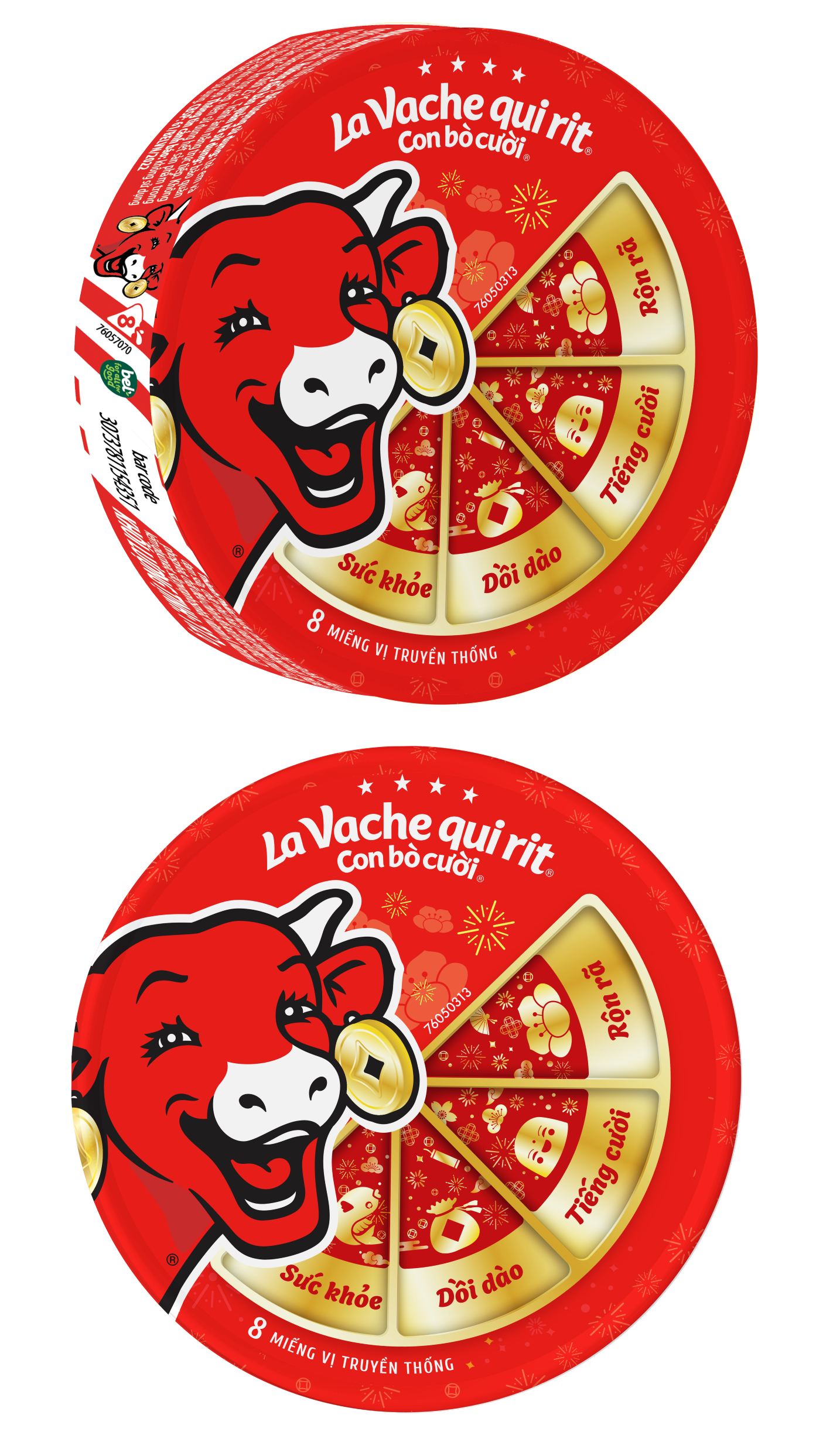Phô mai Con Bò Cười - 8 miếng (112g)