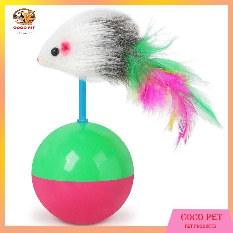 Đồ chơi cho mèo - bóng chuột lật đật