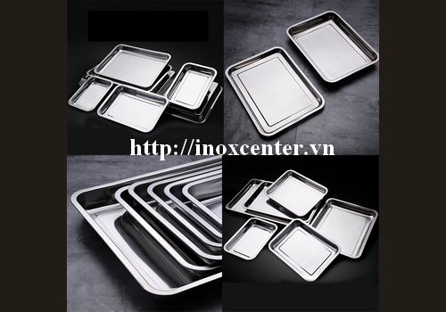 KHAY MÂM INOX CẠN