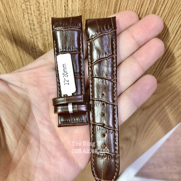 Dây Da Bò Đầu Ôm Thay Cho Đồng Hồ Tissot 1853 T035