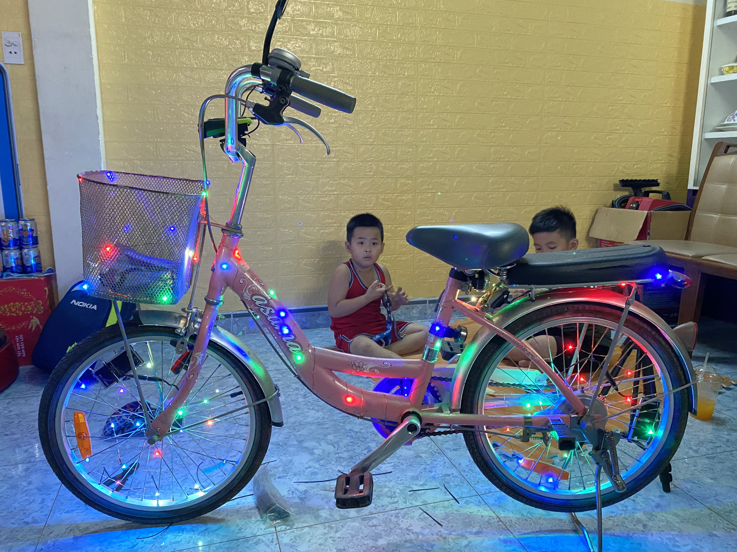 ĐÈN XE ĐẠP LED TRANG TRÍ