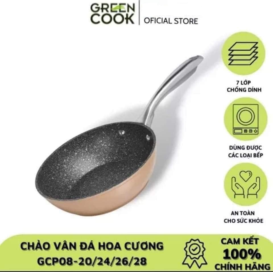 Chảo Sâu Vân Đá Đa Năng 26cm hkm