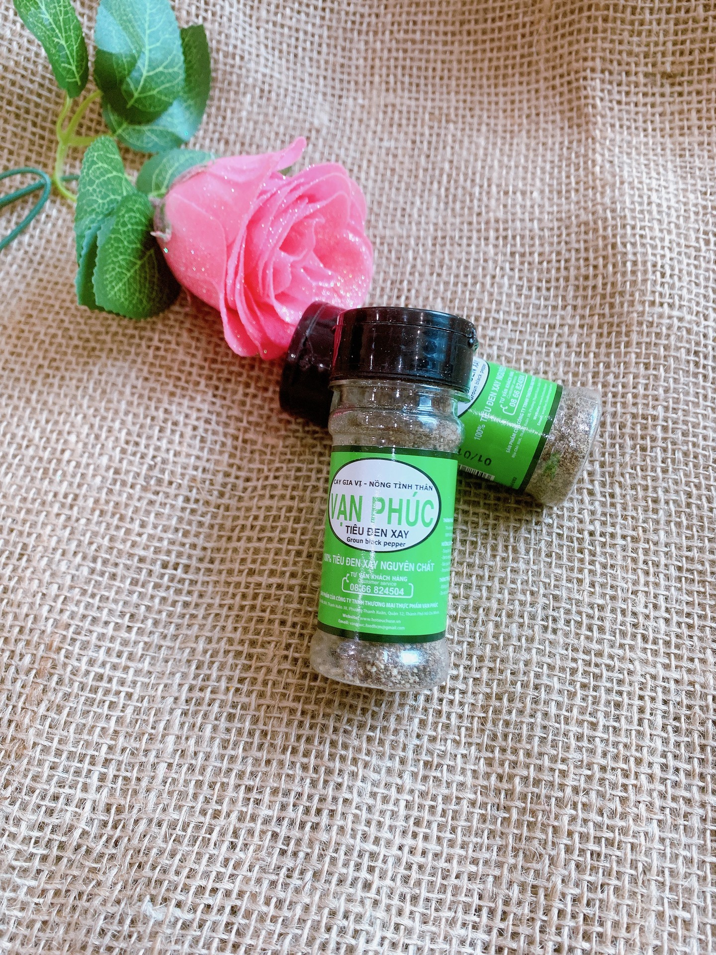 Lọ tiêu bột 12g thơm ngon, tiện lợi