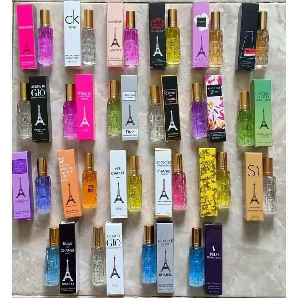 Set nước hoa tháp 6 chai 20ml