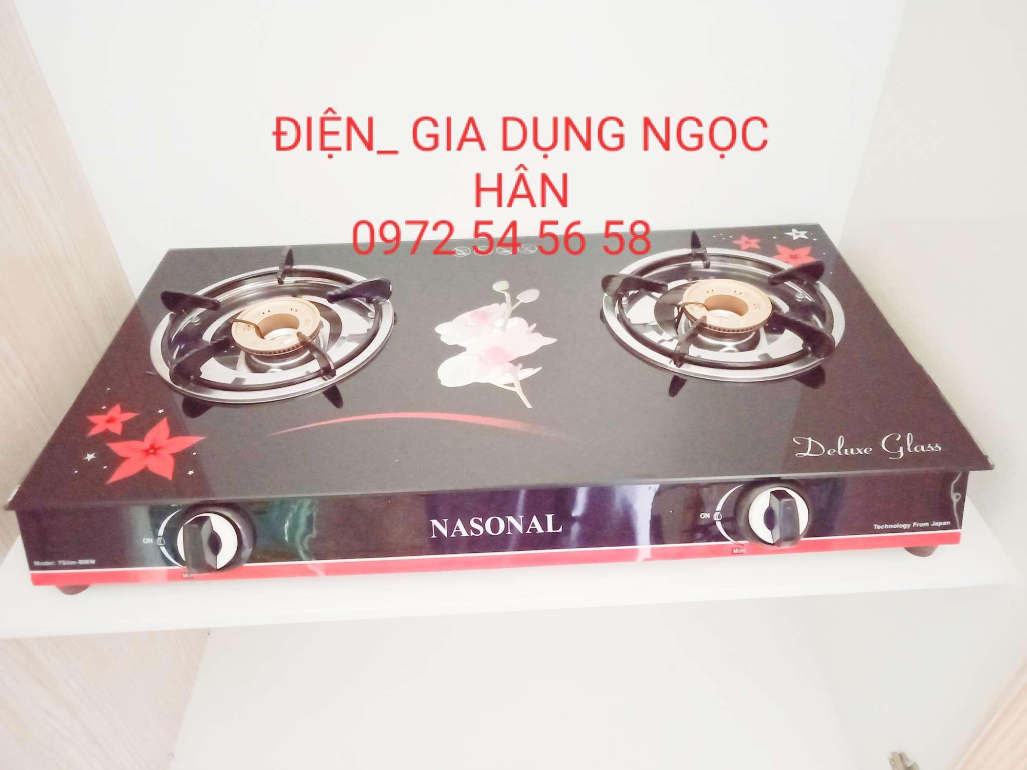 BẾP GA ĐỒNG CHÉN KÍNH CƯỜNG LỰC NASONAL