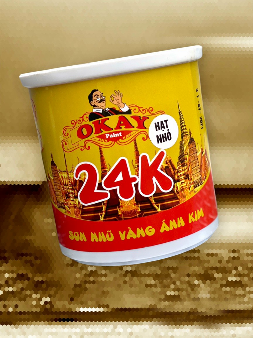 Nhũ Vàng Ánh Kim 24K Okay