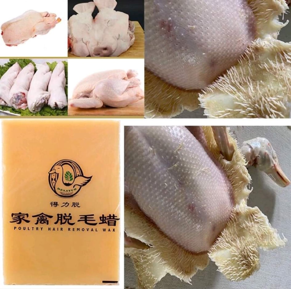 Sáp làm lông vịt, lông ngan siêu nhanh, hiệu quả