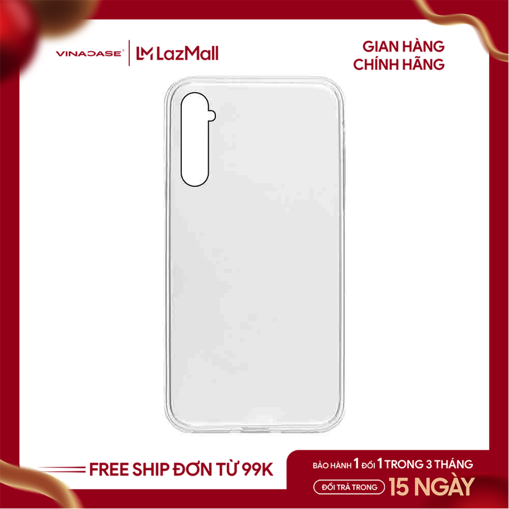 Ốp lưng vina case realme c3i/realme 5s/realme 6 pro/realme 7/realme c11/realme c12/realme c15/.... silicone dẻo trong suốt