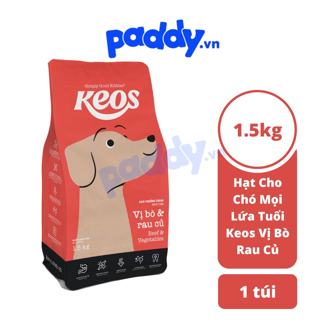 Thức Ăn Hạt Cho Chó Mọi Lứa Tuổi Keos