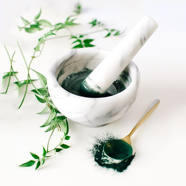 Bột tảo xoắn spirulina 100g - Thảo Dược Tấn Phát