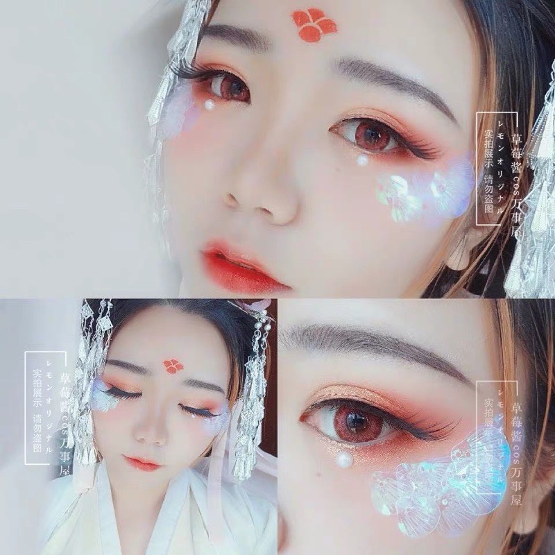 Hạt nhiều màu đính mắt