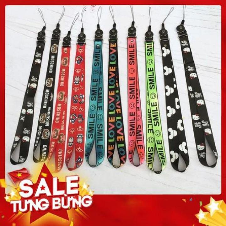 [SIÊU HOT] Dây Đeo Điện Thoại, Thẻ Strap Da Năng, Dẹt Dài
