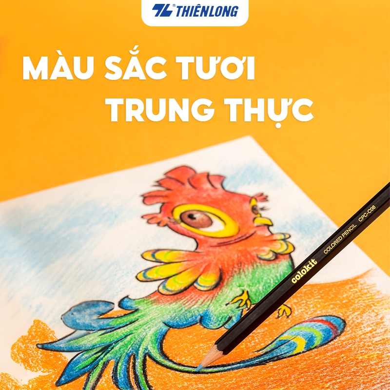 Bút chì 12 màu Colokit CPC-C06 Thiên Long