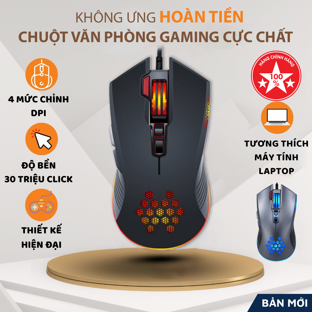 Chuột gaming có dây G4 siêu mượt