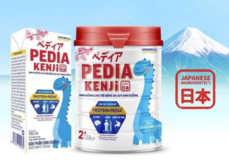 Sữa bột Pedia Kenji 1+, 2+ 850g [Dành cho trẻ biếng ăn nhẹ cân]....: