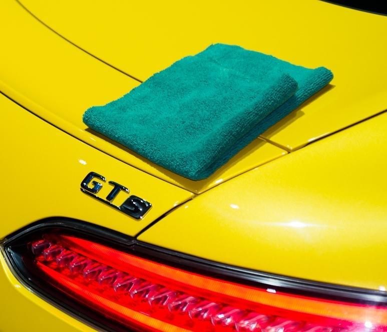 Khăn lau xe sợi Microfiber mềm dùng lau khi đánh bóng