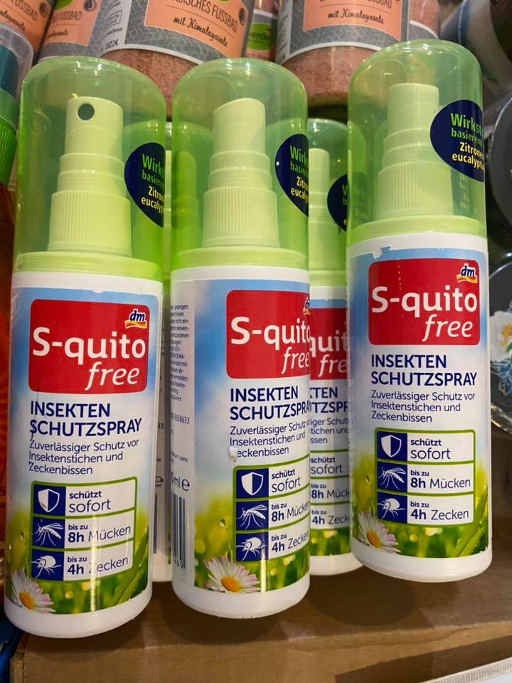 [HCM]Xịt chống muỗi và côn trùng đốt Squito 100ml  - Chuẩn Đức