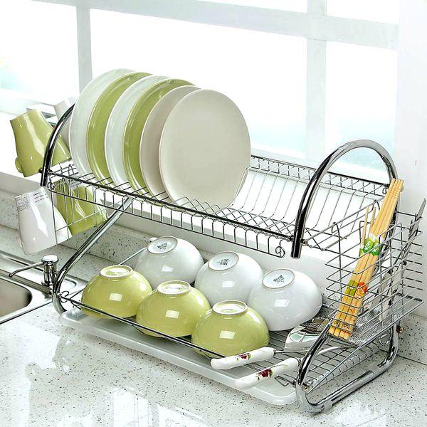 Kệ Chén Inox 2 Tầng