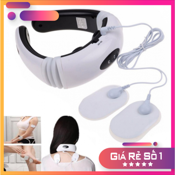 [ sẵn hàng] Máy Massage Cổ Vai Gáy 3D Trị Liệu Cao Cấp Đa Năng Công Nghệ Nhật Bản nhập khẩu