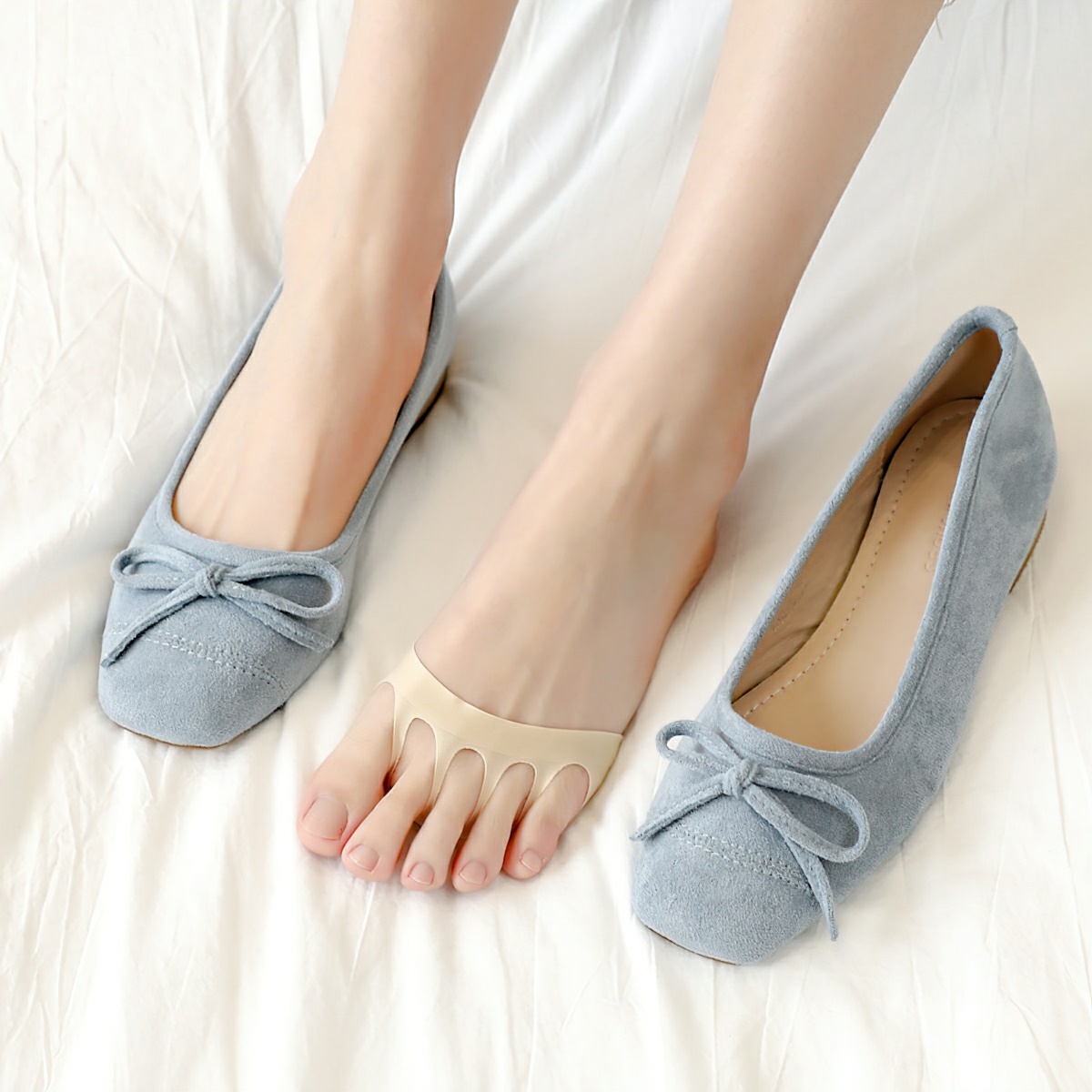 Loafers Socks - Women's Soft Rubber Breathable Socks, Multi-Colored Summer Socks