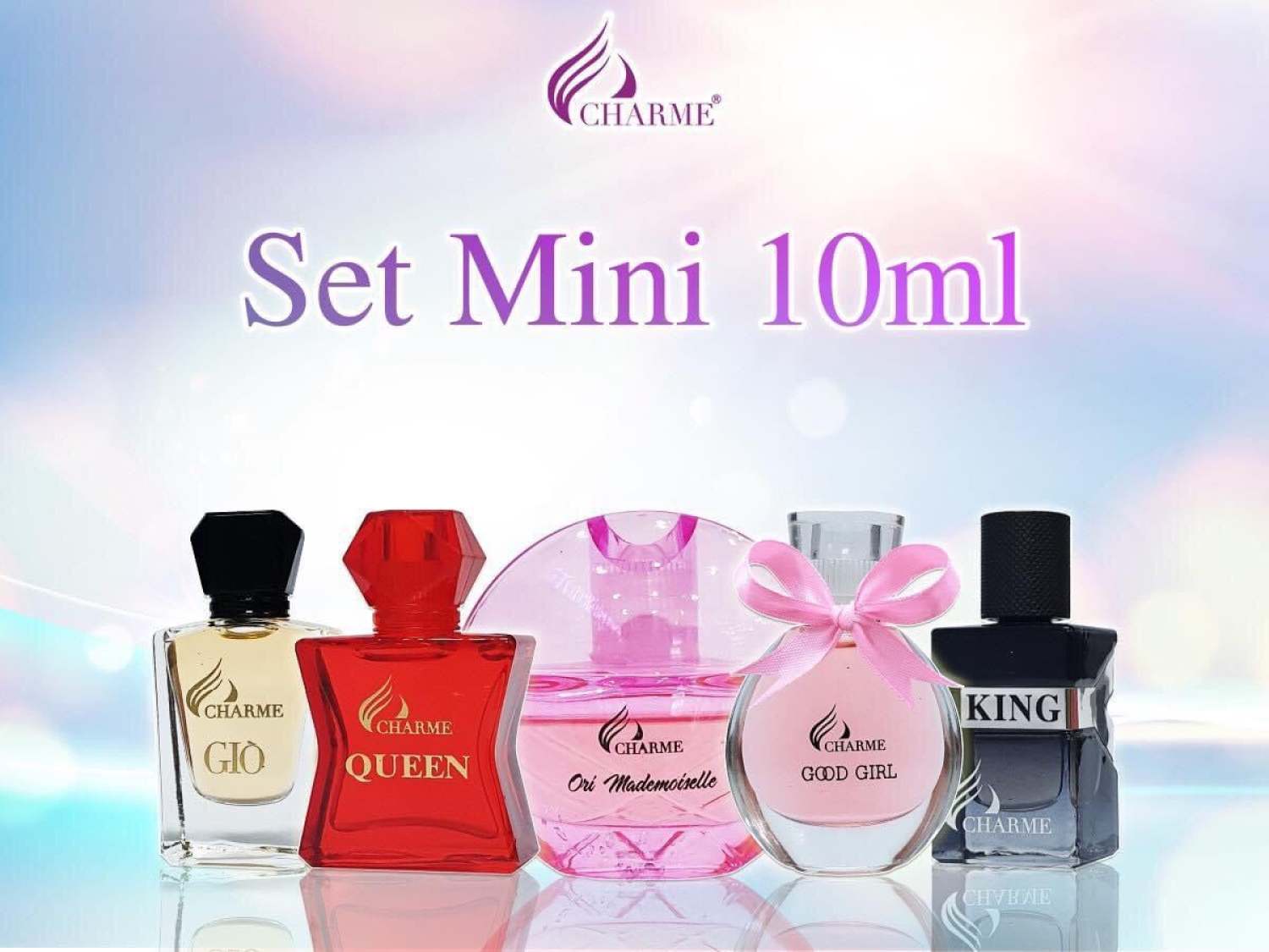 Bộ nước hoa mini 5 chai 10ml