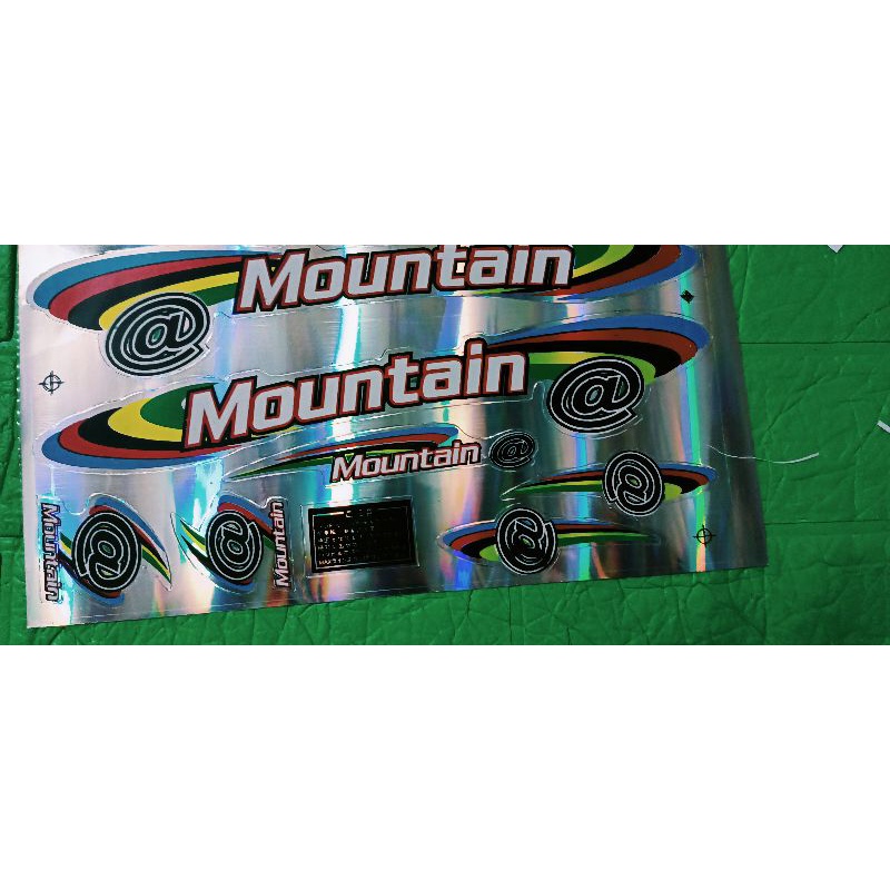 Bộ tem dán xe đạp Mountain LuciA hàng nhập Thái Lan