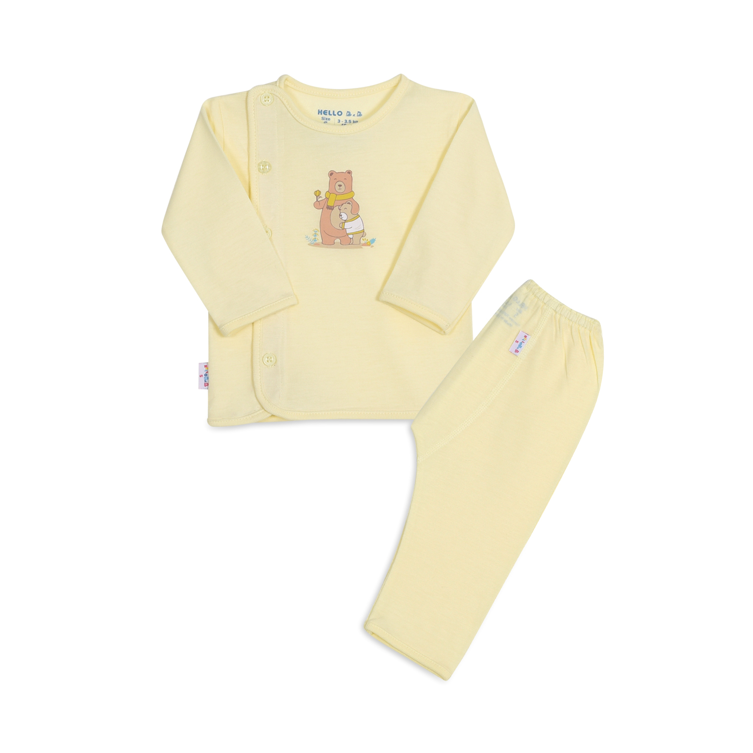 BỘ SƠ SINH BÁC SĨ VIỀN TAY DÀI 1326- HELLO BB