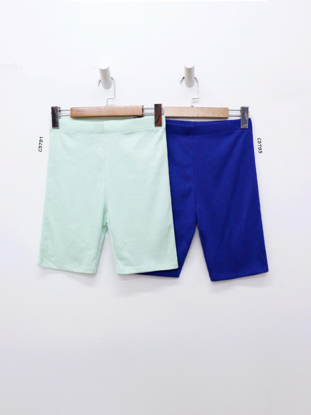 C3791 & C3793 - 	Quần short thun biker trơn