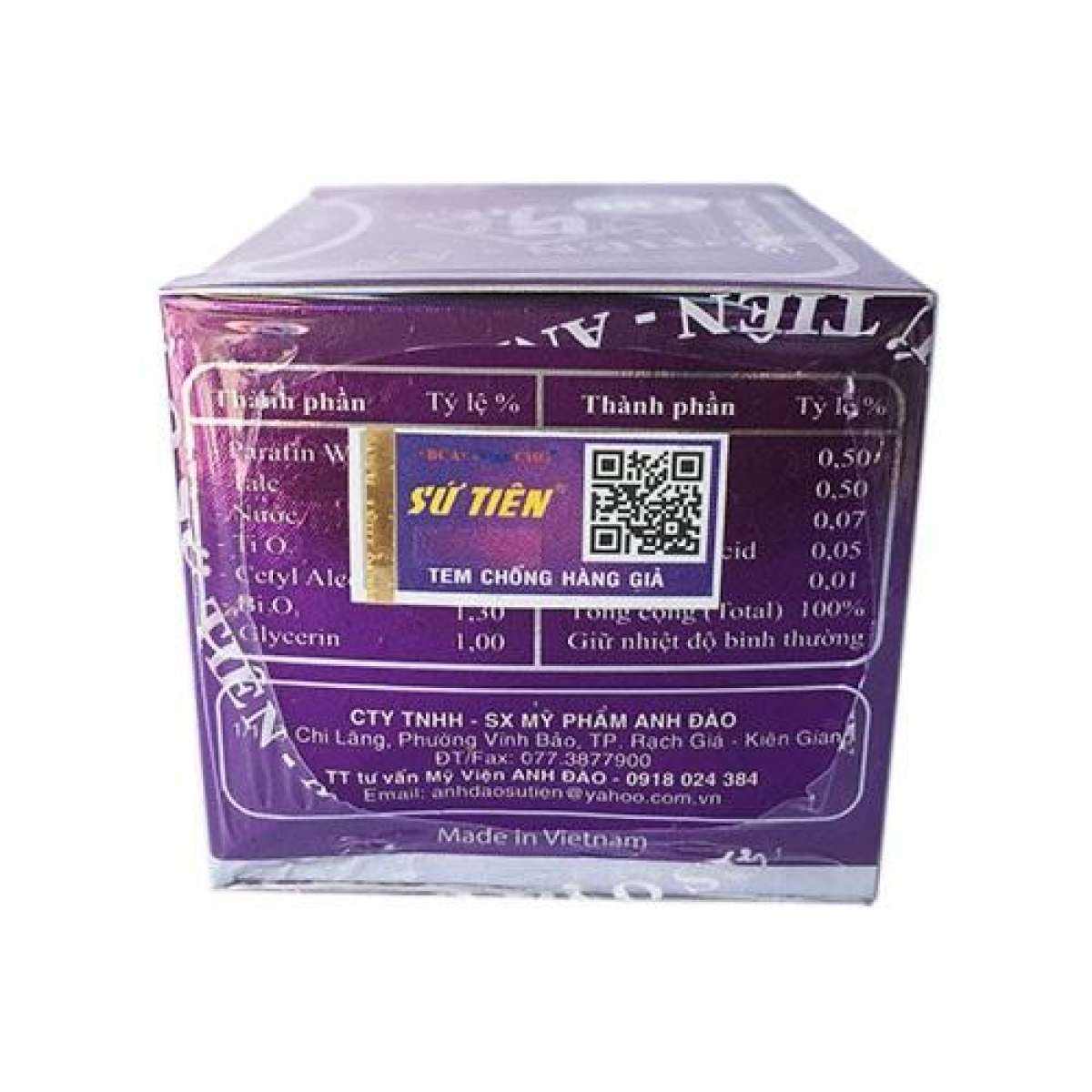 Kem Dưỡng Da 7 Ngày Sứ Tiên Tím - 10g