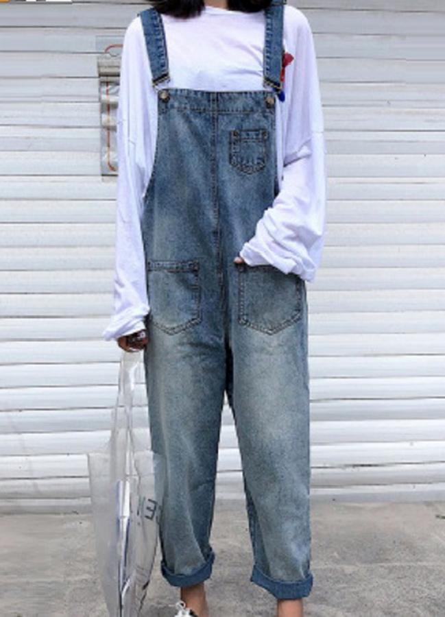 [HCM]Quần yếm jean dài YD21 C163