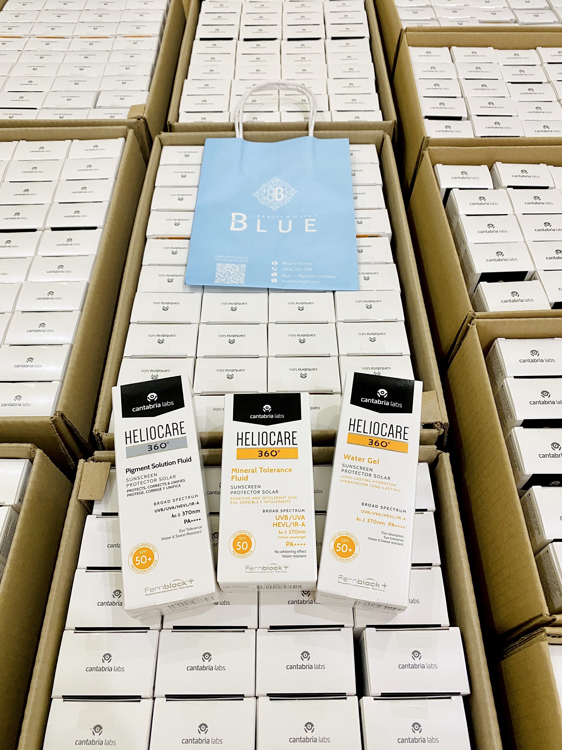 Kem chống nắng Heliocare A-R Emulsion/ Pigment / Water Gel / Mineral Tolerance Fluid/ Age Active