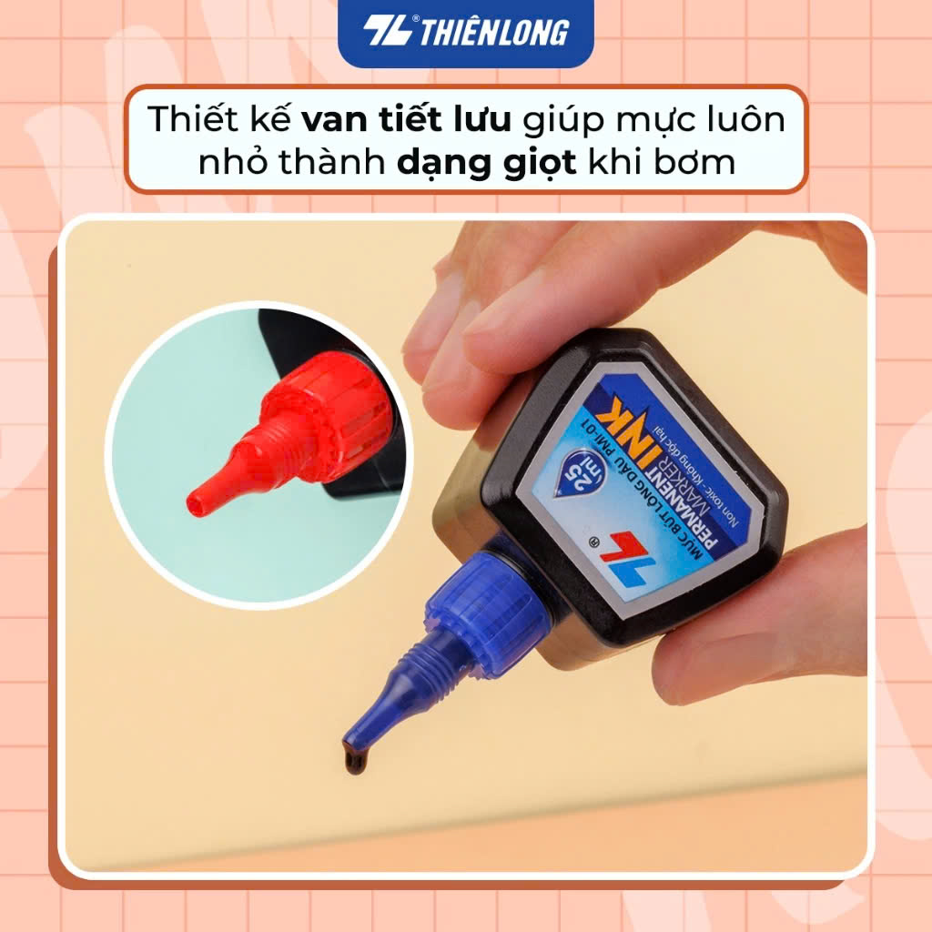 Mực bút lông dầu 25ml Thiên Long PMI-01