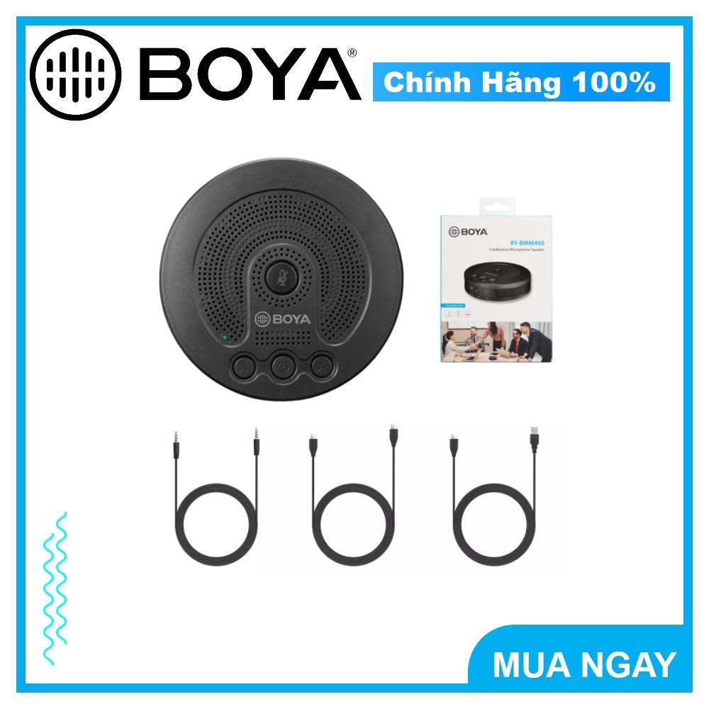 BOYA BY-BMM400 - Mic thu âm Hội nghị dành cho Smartphones/Tablets/PC