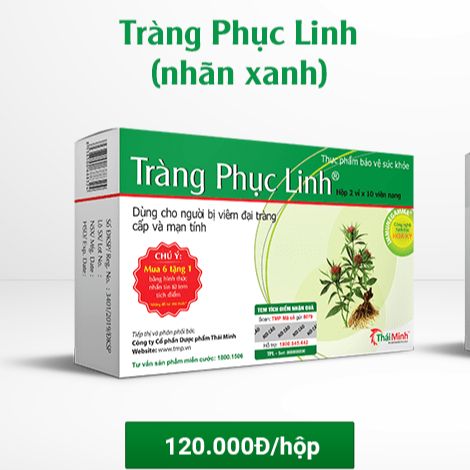 Tràng Phục Linh - Giải pháp hỗ trợ cho bệnh viêm đại tràng