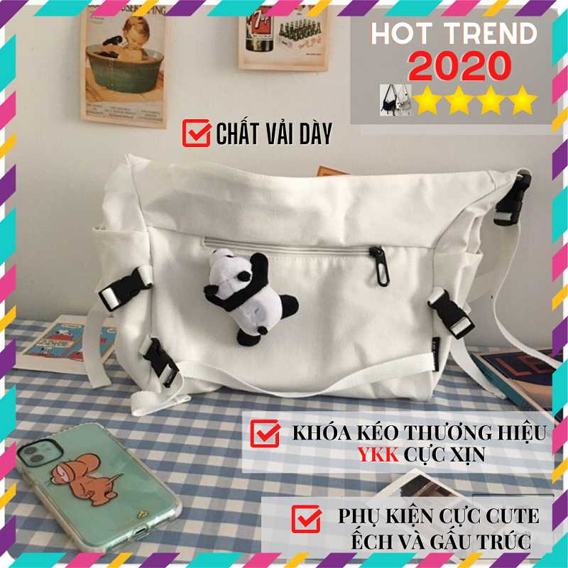 Túi Đeo Chéo Nam/Nữ - Túi Đeo Chéo Canvas -