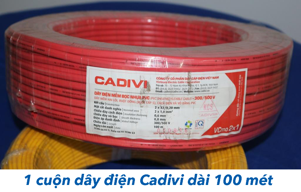 [HCM]Dây Điện Đơn Cadivi 1.5 vs 2.5