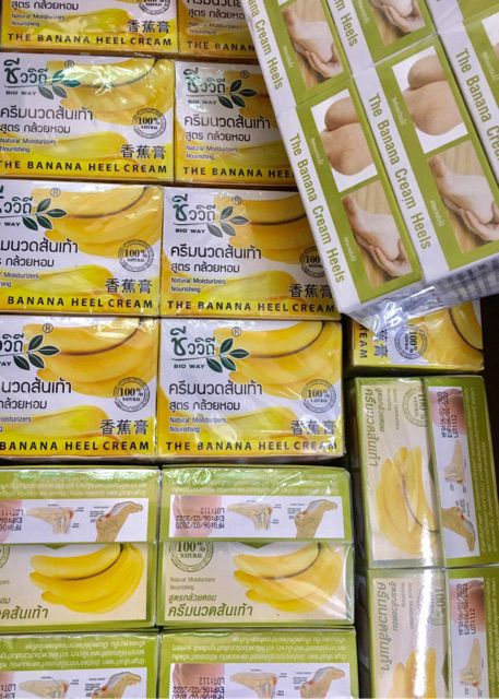 (giá sỉ) (giá sỉ ) Kem nứt gót chân The banana Thái Lan 30ml.