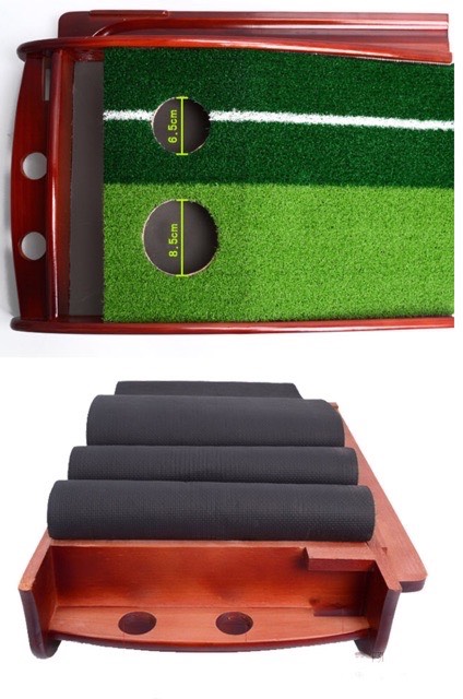 Thảm tập Putting golf gỗ