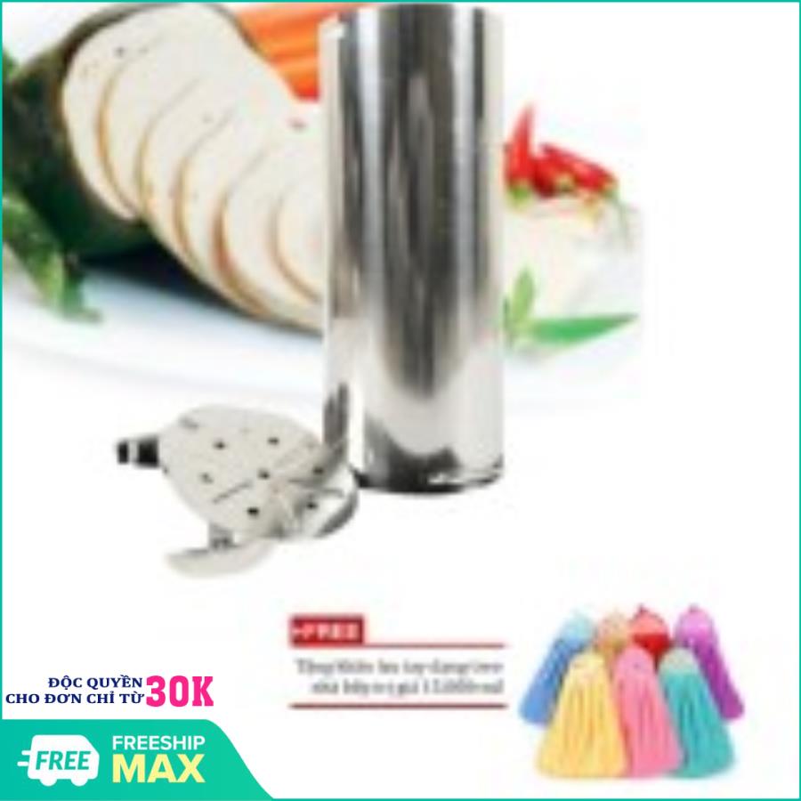 Khuôn làm giò thủ 2kg/khuôn làm giò inox Giá Tốt + Tặng khăn lau tay dạng treo