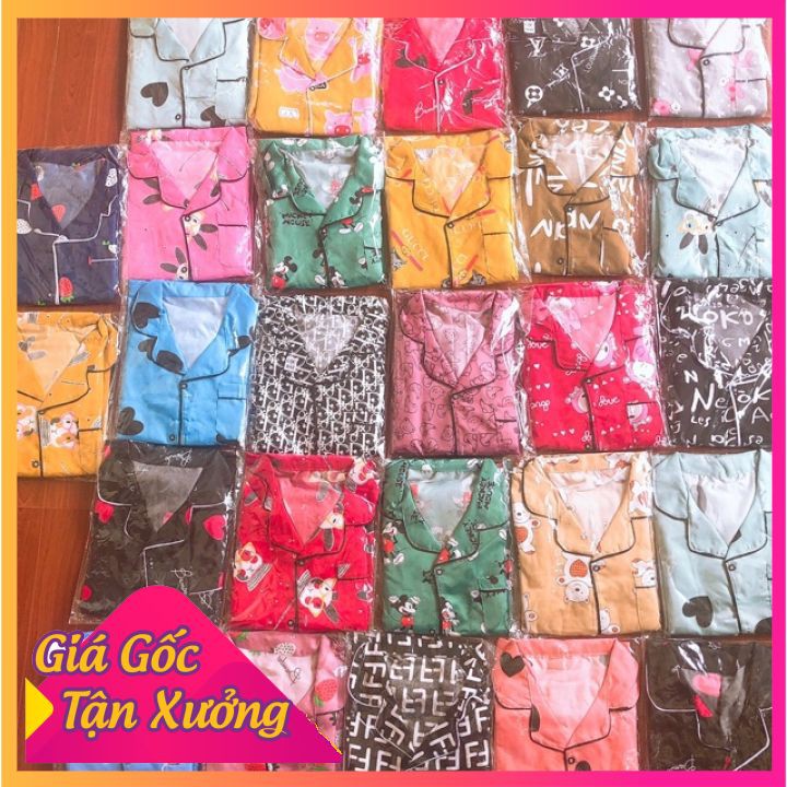 [FREE SHIP] Đồ Bộ Pijama - Bộ Lụa Tay Dài Tiểu Thư 💚Chất Liệu Kate