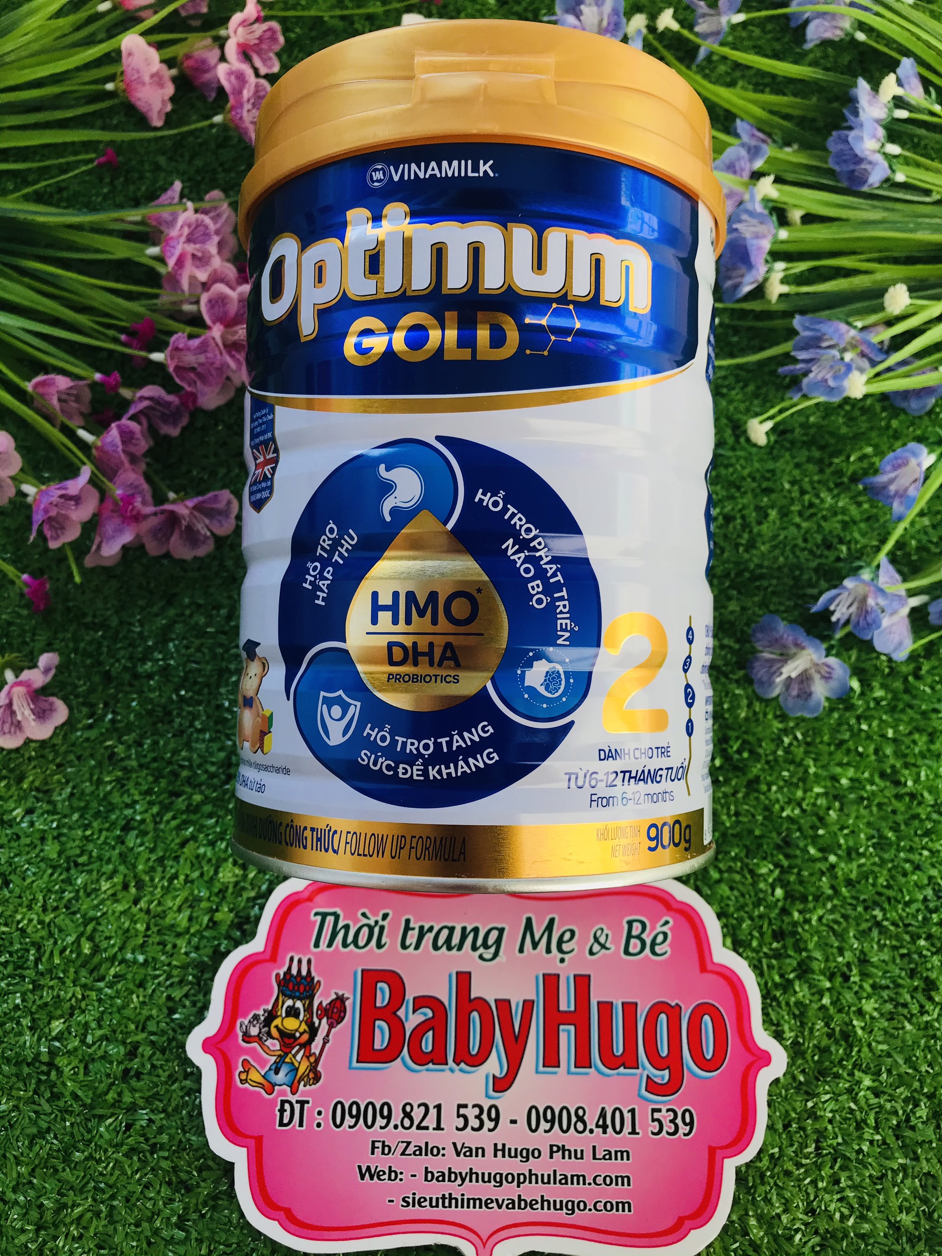 (Babies' date)] Vinamilk optimal gold milk powder 2 800g (for 6 - 12 months Kids)