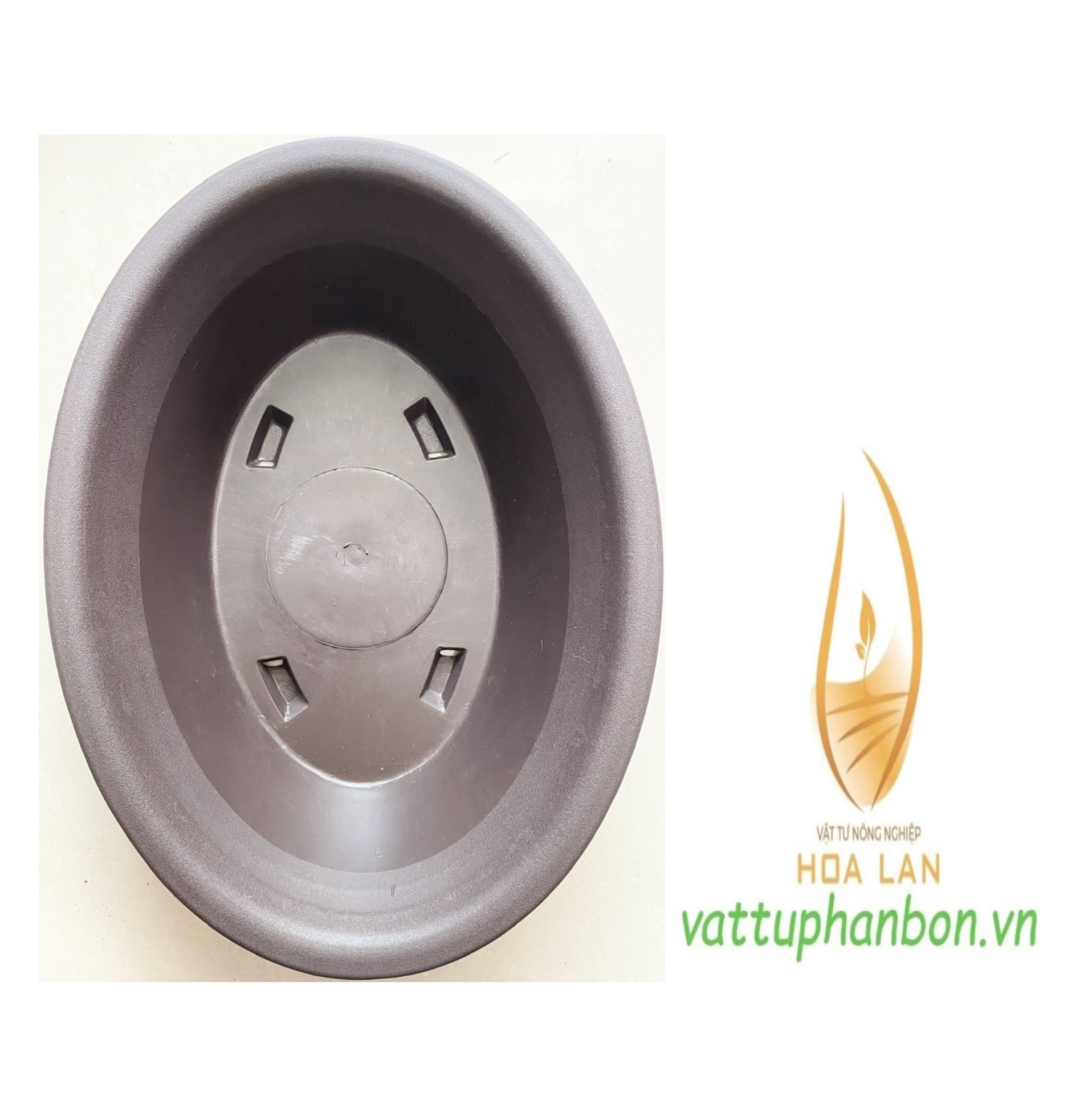 Chậu oval bonsai ad 39x27x12cm - #023c#