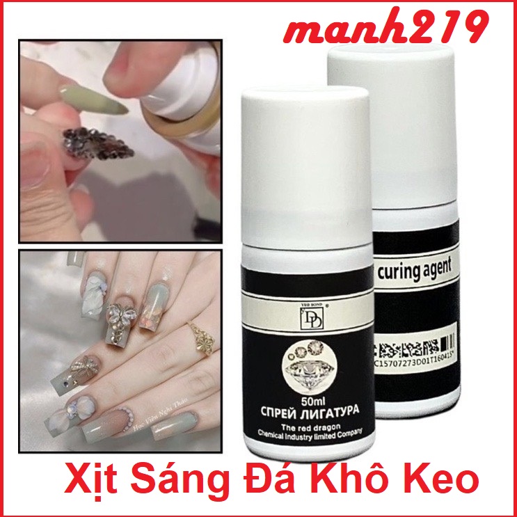Chai xịt sáng đá khô keo DD 50ml