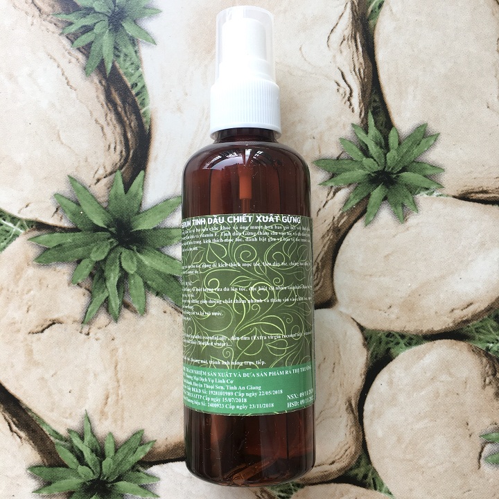 Tinh dầu gừng ngăn rụng tóc và kích thích mọc tóc Ling 100ml