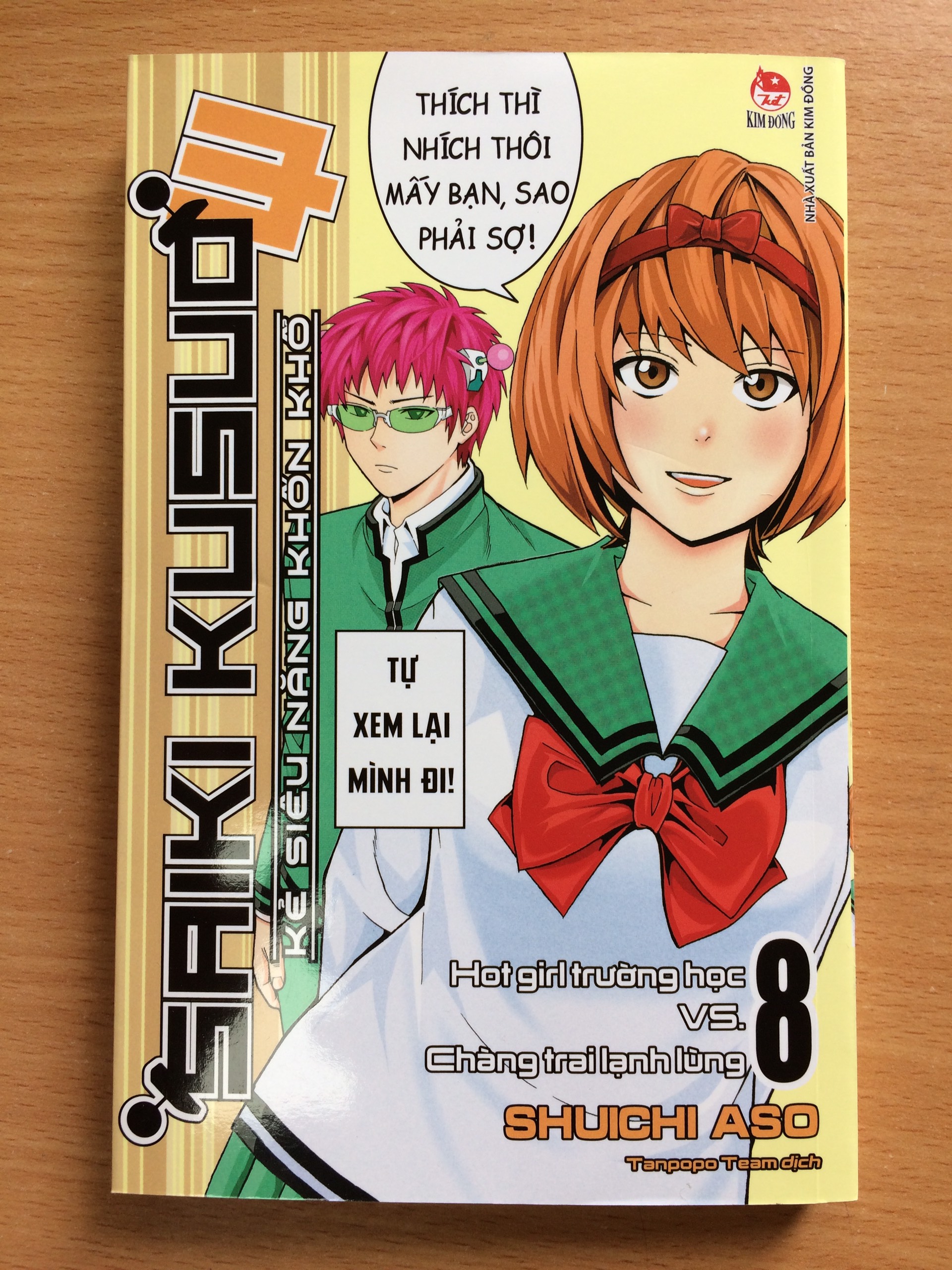 SAIKI KUSUO - KẺ SIÊU NĂNG KHỐN KHỔ - TẬP 8