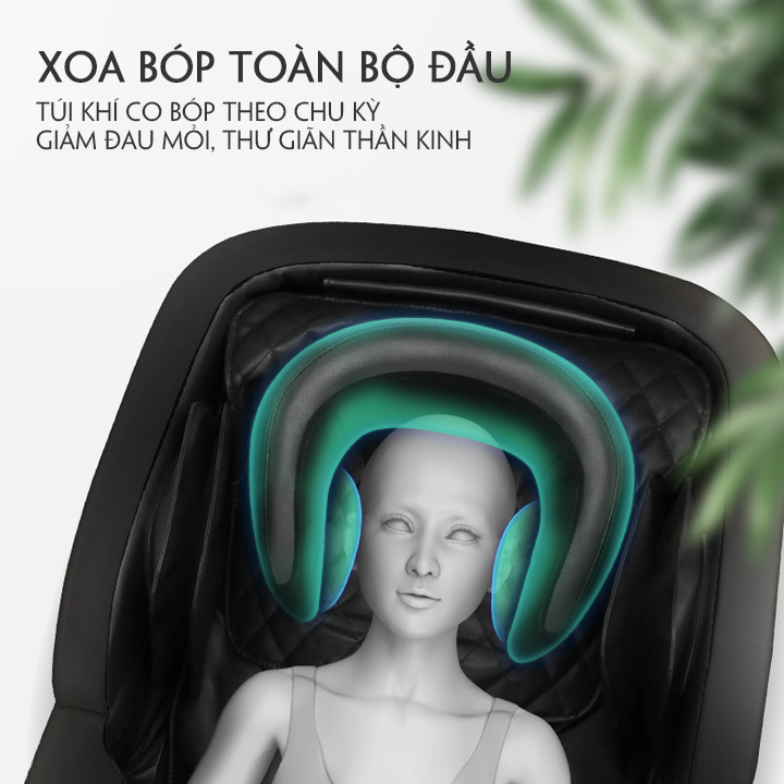 Ghế Massage Toàn Thân Màn Hình Cảm Ứng Công Nghệ Nhật Bản - Ghế Matxa Toàn Thân Có Túi Khí Đùi- Bảo Hành 5 Năm