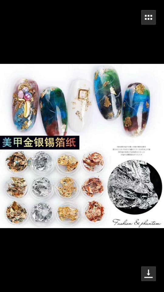 Giấy bạc nhúng ,giấy nhúng mềm Nail