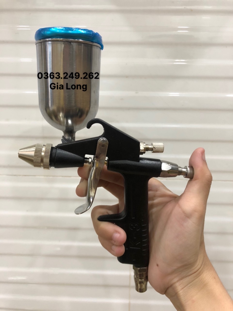 Súng phun sơn mini K3 KAPUSI , Đầu phun 0.6mm
