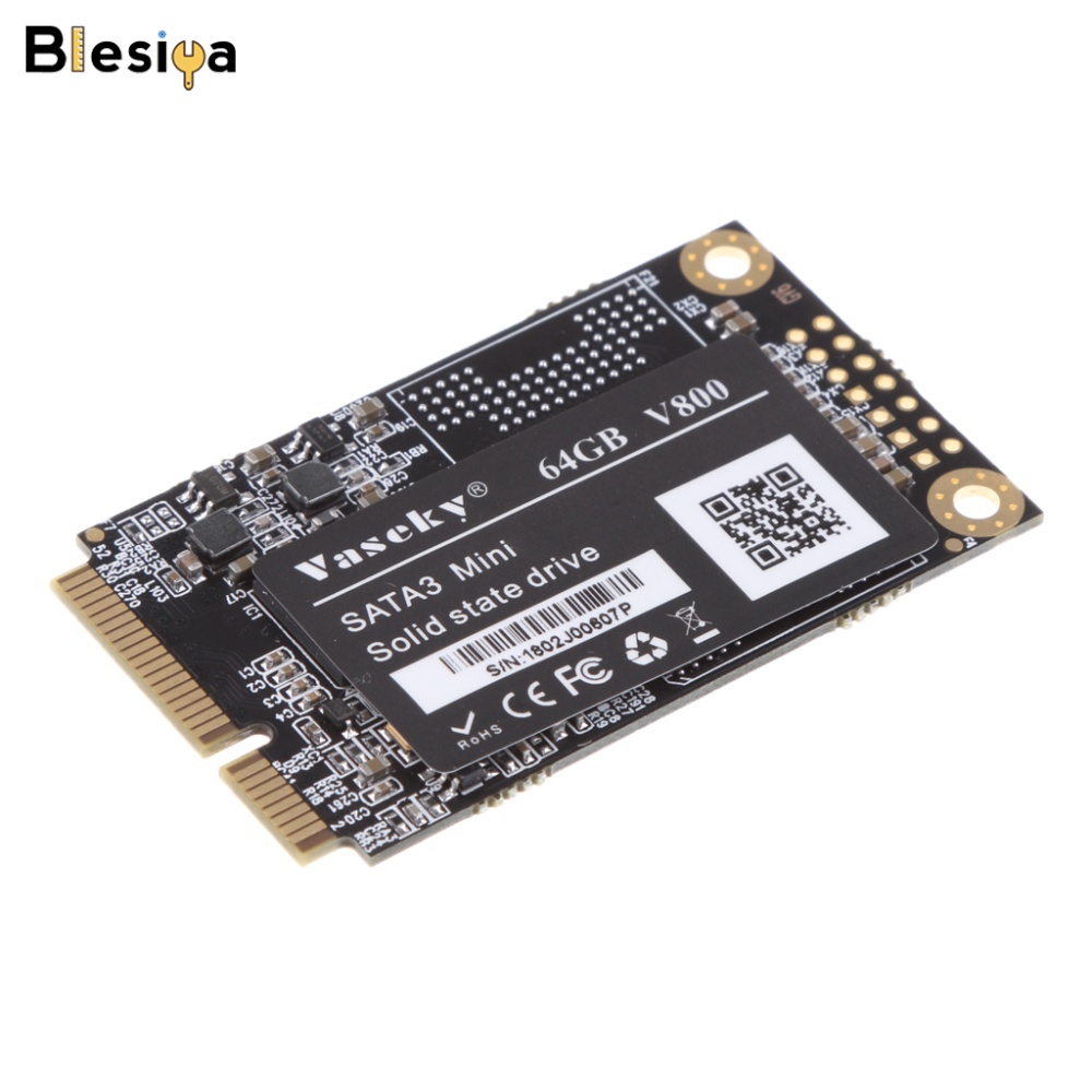 Blesiya Ổ Cứng Trong Máy Tính Xách Tay, Ổ Đĩa Thể Rắn, Min-SATA SSD 64G